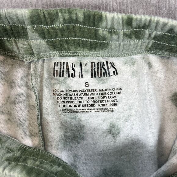 Guns N' Roses Womens Small Fleece Wide‎ Leg Sweat Pants - Picture 2 of 6
